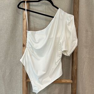 Free people off the shoulder leotard XL